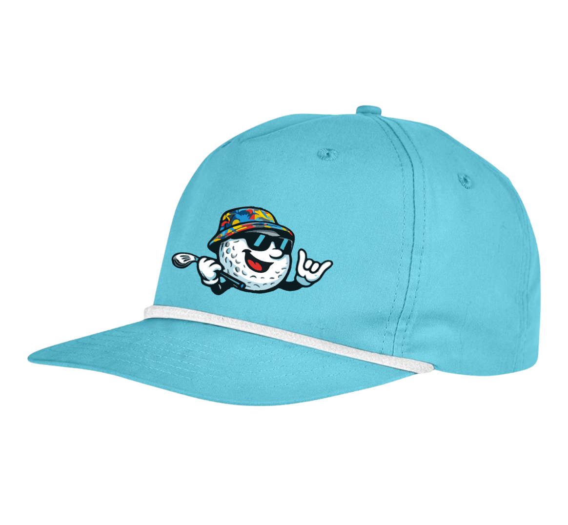 Trip Mode Rope Hat – Turquoise Edition